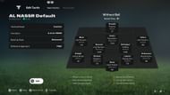 Best custom tactics to use for Al-Nassr (Image via EA Sports)
